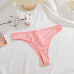 Cotton Seamless Thongs For Women Sexy Low Rise G-String Briefs